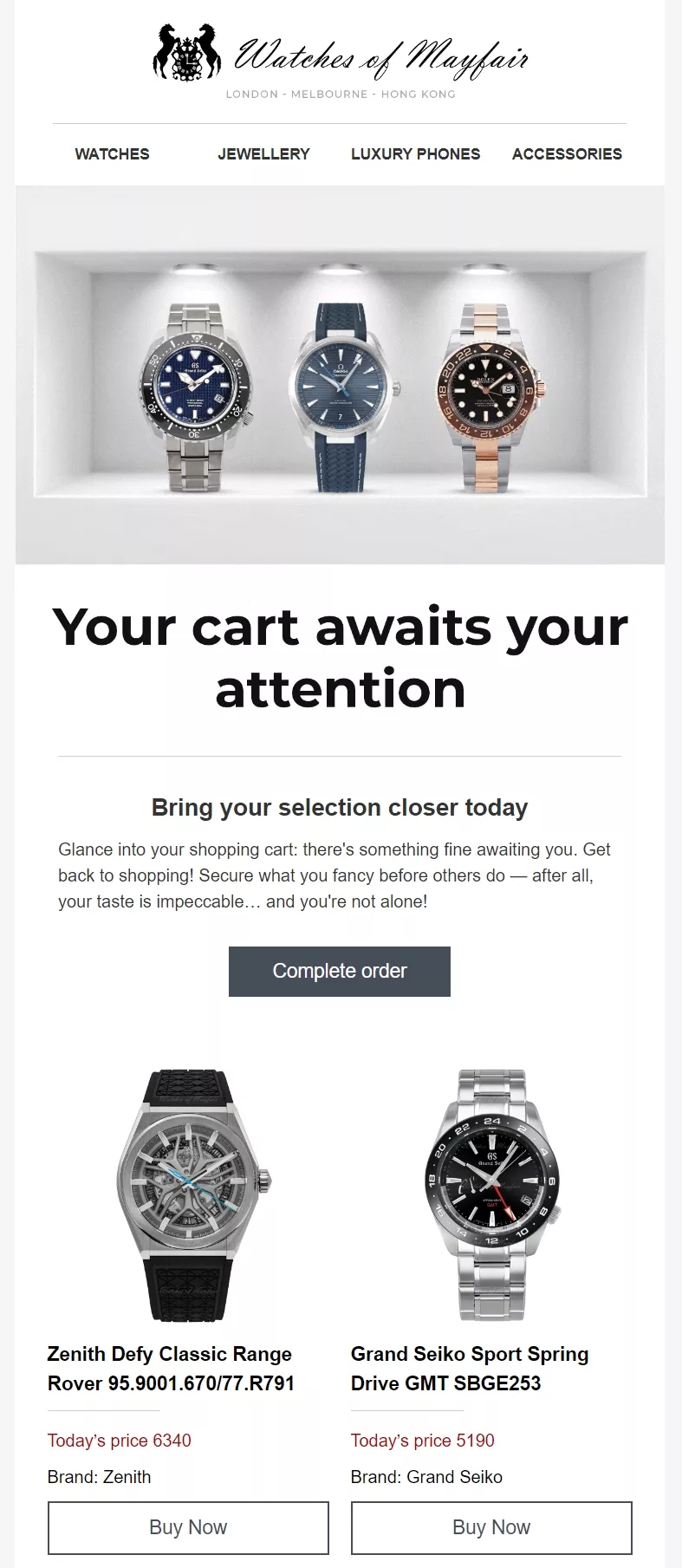 If users often ignore offers, don't hesitate to raise the stakes and send an additional email with a promo code or greater benefit, such as free shipping over a certain order amount.