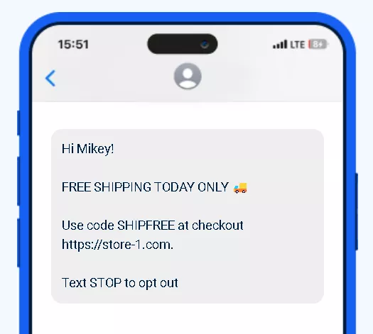 A promo code for free shipping or a bonus gift delivered via SMS can be just the incentive they need to hit &ldquo;buy now.&rdquo; For instance