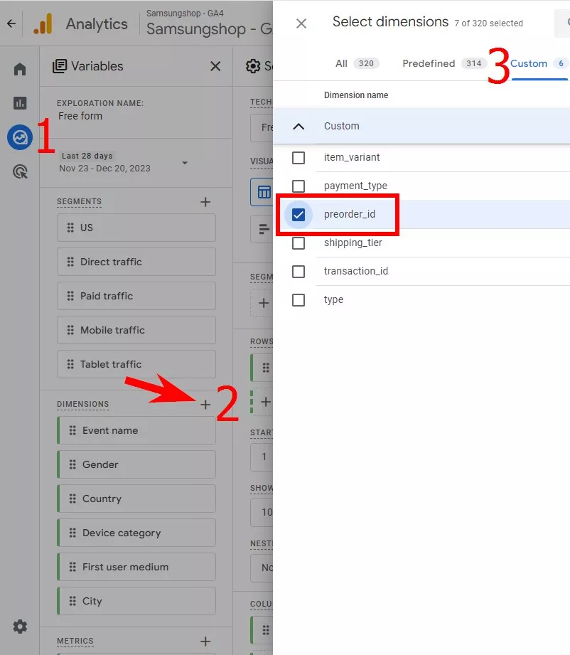 For more details about customizing custom reports, see the article