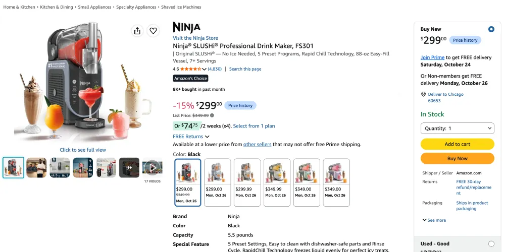 Home and Kitchen Products: Ninja SLUSHi Frozen Drink Maker2
