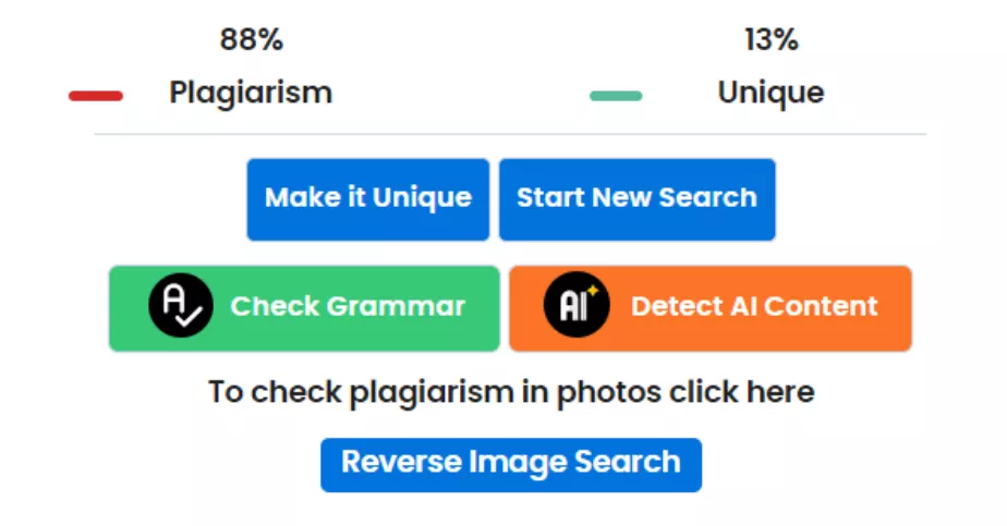Use Duplichecker to check for uniqueness and plagiarism