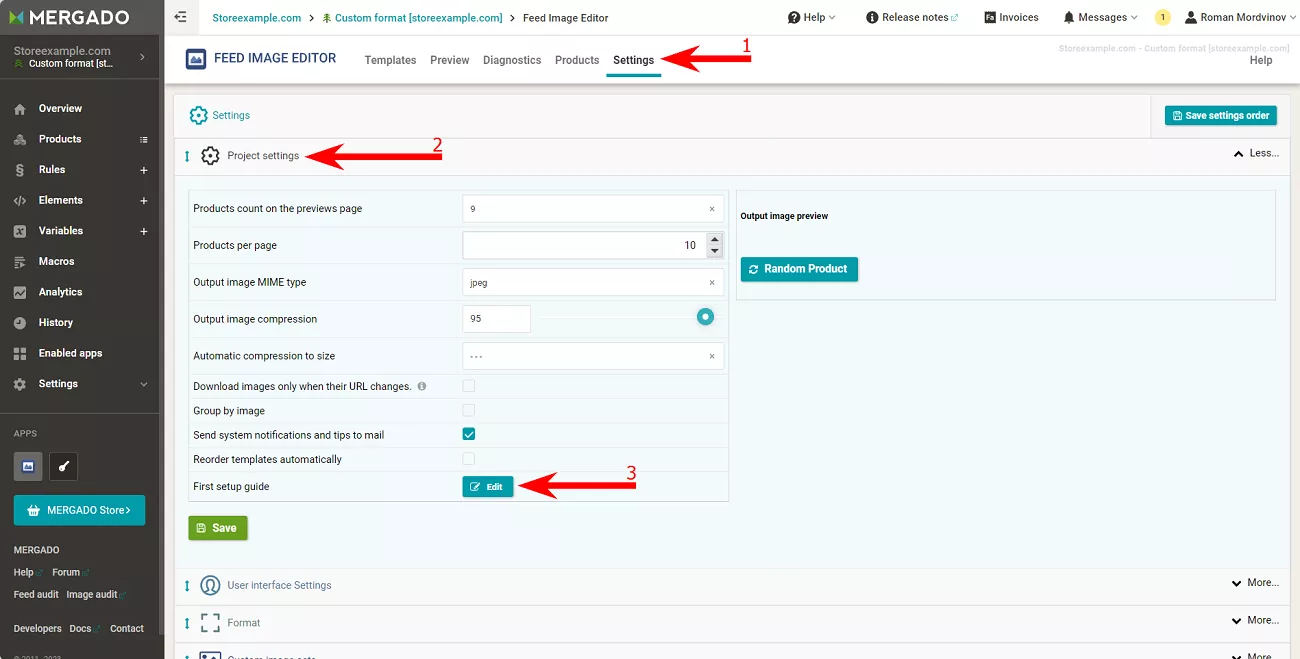 Customize the app bBefore creating a template