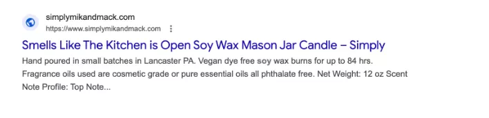 Strong Copy Example