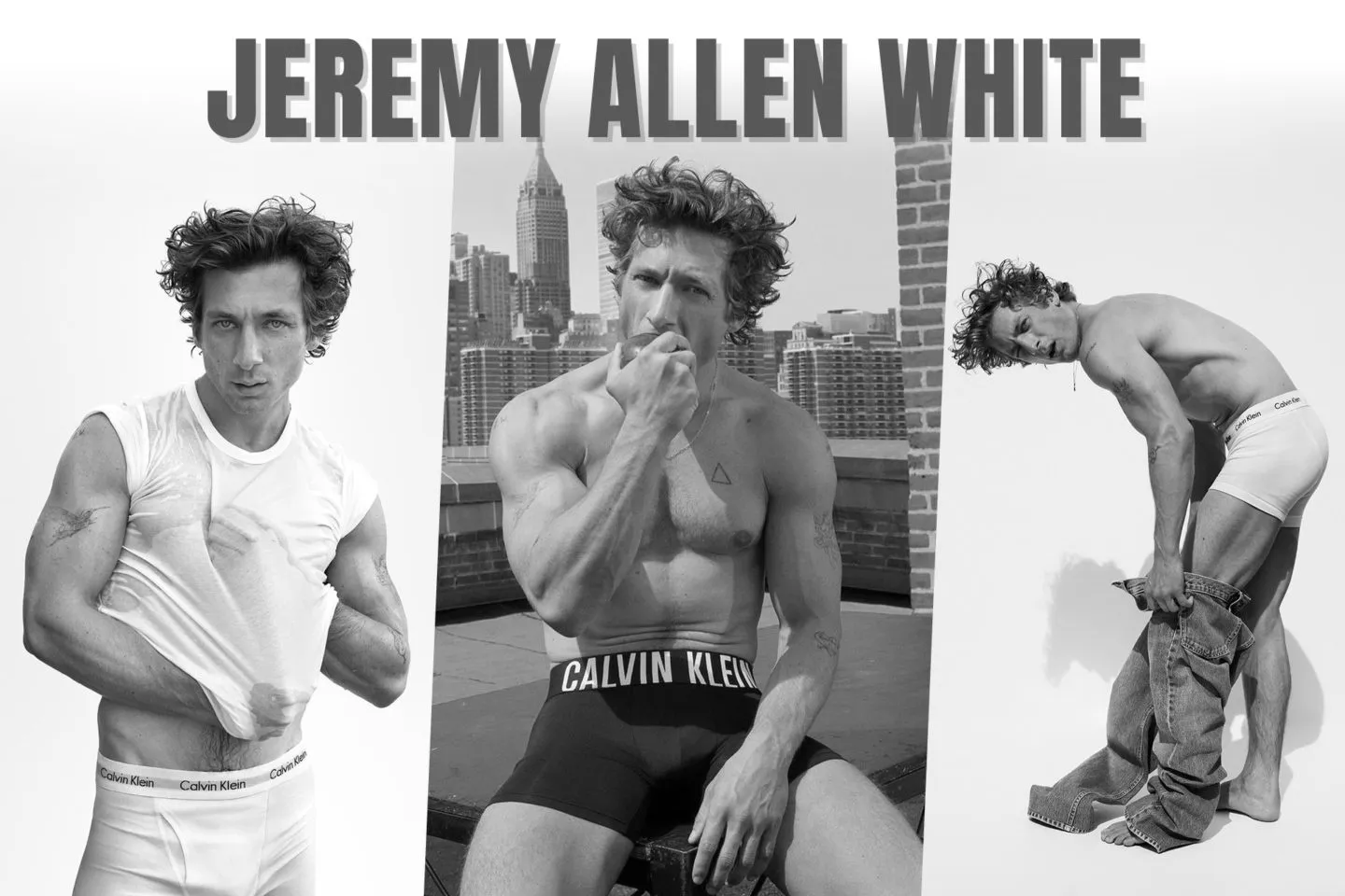 Calvin Klein&rsquo;s Jeremy Allen White Campaign (Spring 2024)