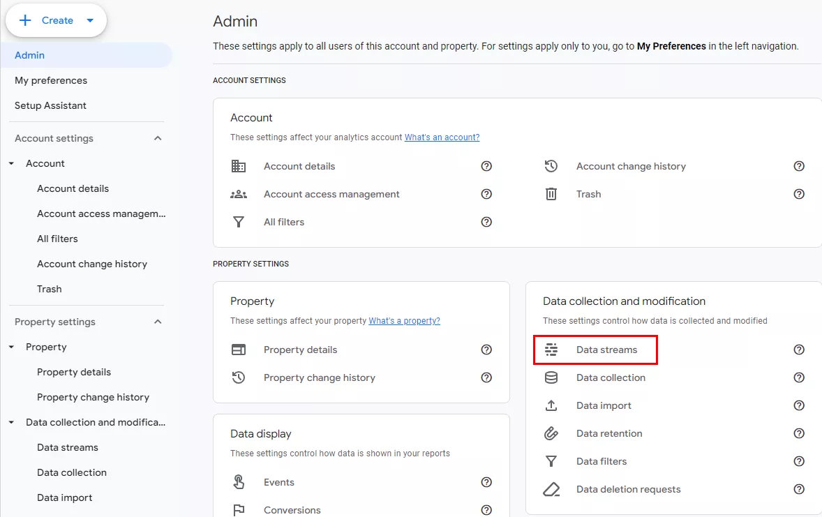 Коли ви вмикаєте цей параметр для потоку вебданих, Google Analytics одразу починає збирати події, які увімкнені у цьому розділі.