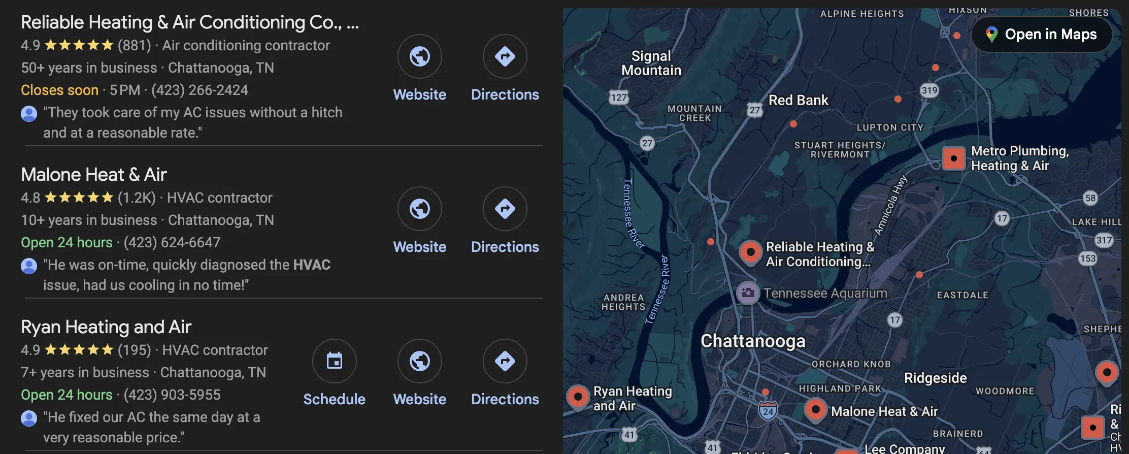 Local SEO for HVAC Businesses