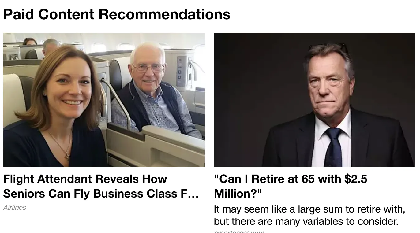 Native Ads example
