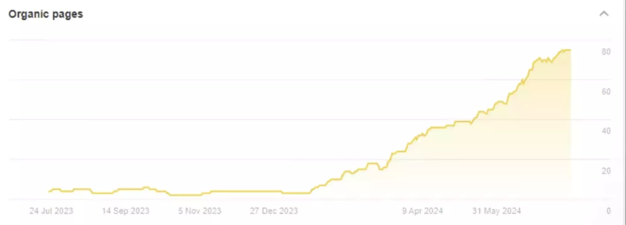Number of pages indexed for Huntly