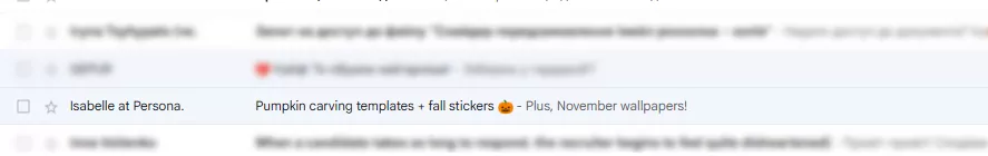 an example of a subject line that clearly conveys the email content and uses a timely hook such as Halloween