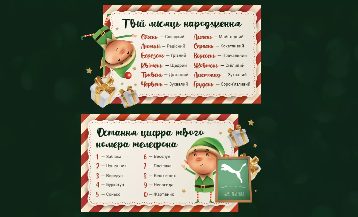 Puma Advent Calendar Newsletter 5