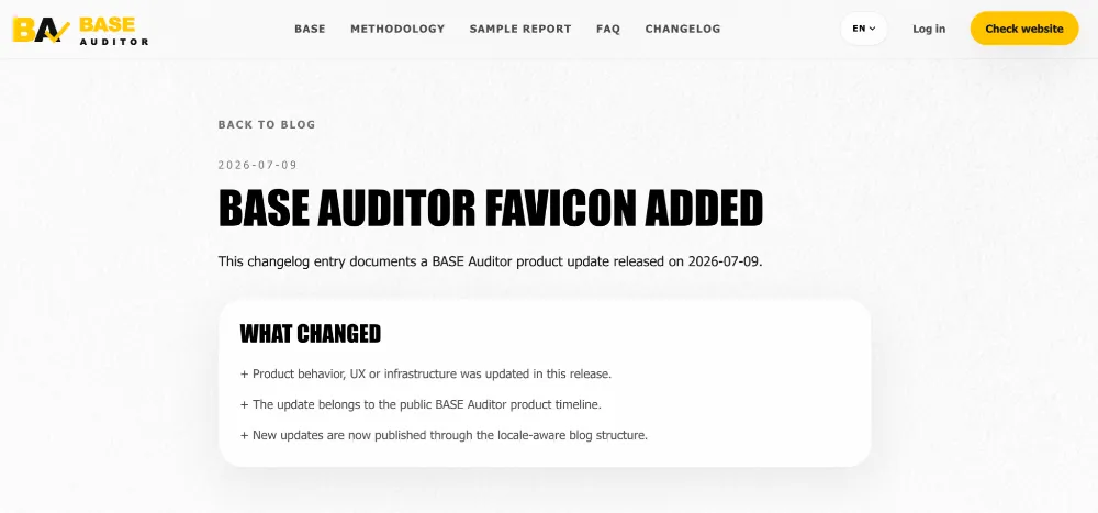 SaaS by the Weekend: The BASE AUDITOR Case3