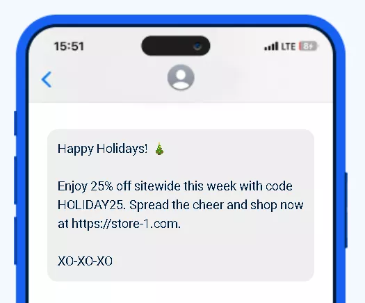 Seasonal texts take into account what customers already care about and build excitement around your brand&rsquo;s special offers during these periods. For exam
