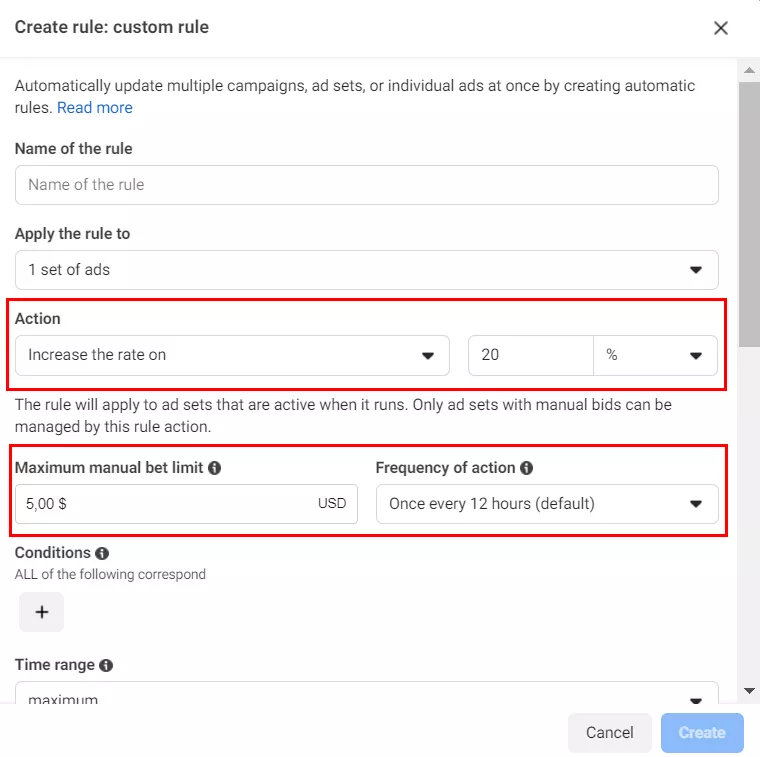 Select Adjust the rate manually