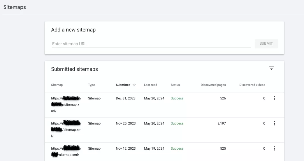 sitemaps