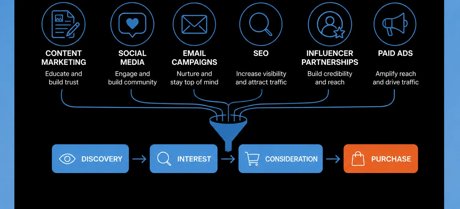 Step 8: Combine Marketing Channels for Best Results