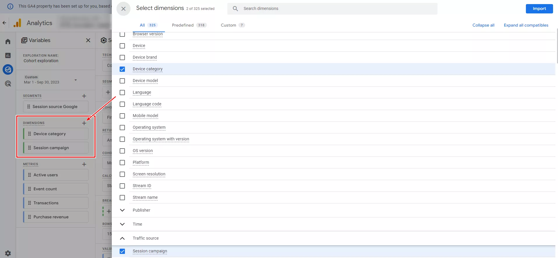 to see how user behavior differs by city of residence, select City